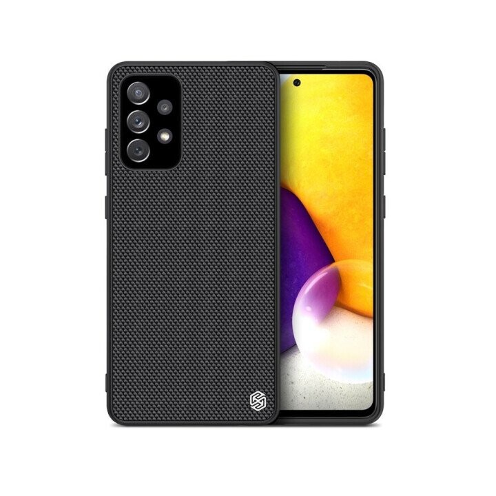 Nillkin Textured Case rugged cover with gel frame and nylon on the back Samsung Galaxy A72 4G black (Attēls 12)