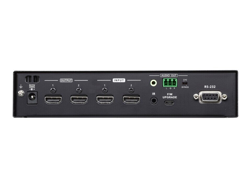 Aten 2x2 True 4K HDMI Matrix Switch with Audio De-Embedder | VM0202HB (Attēls 3)