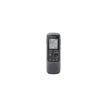 Sony ICD-PX240 Black, Grey, MP3 playback, LCD Display, MAX. RECORDING TIME MP3 8KBPS (MONAURAL)1043 Hrs 0 MinMAX. RECORDING TIME MP3 48KBPS (MONAURAL)173 Hrs 0 MinMAX. RECORDING TIME MP3 128KBPS65 Hrs 10 MinMAX. RECORDING TIME MP3 192KBPS43 Hrs 25 Mi... (Фото 2)