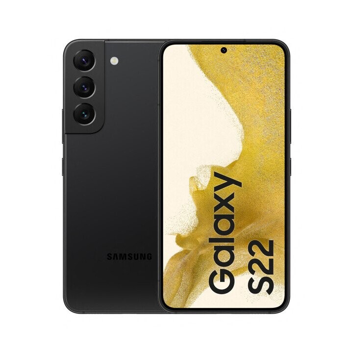 Samsung Galaxy S22 SM-S901B 15.5 cm (6.1") Dual SIM Android 12 5G USB Type-C 8 GB 256 GB 4500 mAh Black (Attēls 1)