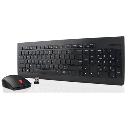 Lenovo 4X30M39503 Keyboard and Mouse Combo - Estonia 454, Wireless, Keyboard layout EST, 582  (without battery) g, estonian, Black, Bluetooth, No, Wireless connection, Mouse included, Numeric keypad (Attēls 1)