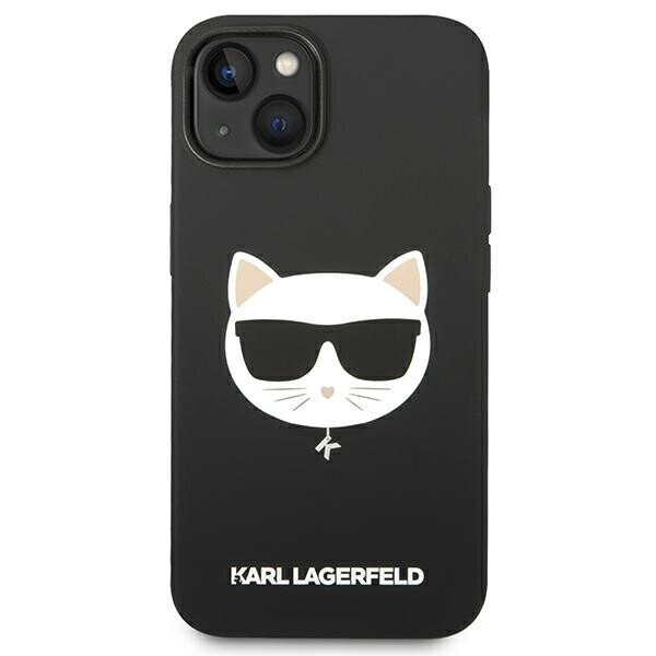 Karl Lagerfeld KLHMP14MSLCHBK iPhone 14 Plus 6,7" hardcase czarny|black Silicone Choupette Head Magsafe (Attēls 3)