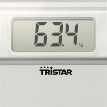 Tristar Bathroom scale WG-2421 Maximum weight (capacity) 150 kg, Accuracy 100 g, White (Attēls 2)