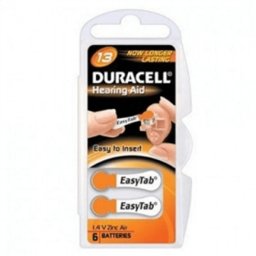 Duracell A13/DA13/ZL13, Zinc air cells, 6 pc(s) (Фото 2)