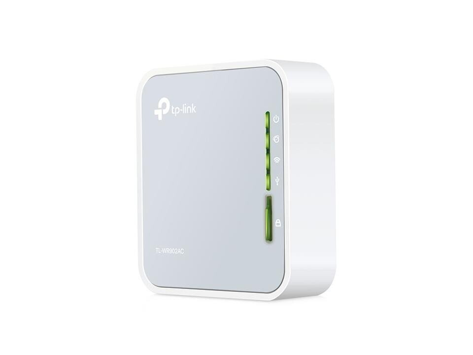 Wireless Router | TP-LINK | Wireless Router | 733 Mbps | IEEE 802.11a | IEEE 802.11 b/g | IEEE 802.11n | IEEE 802.11ac | USB 2.0 | 1x10/100M | TL-WR902AC (Фото 1)