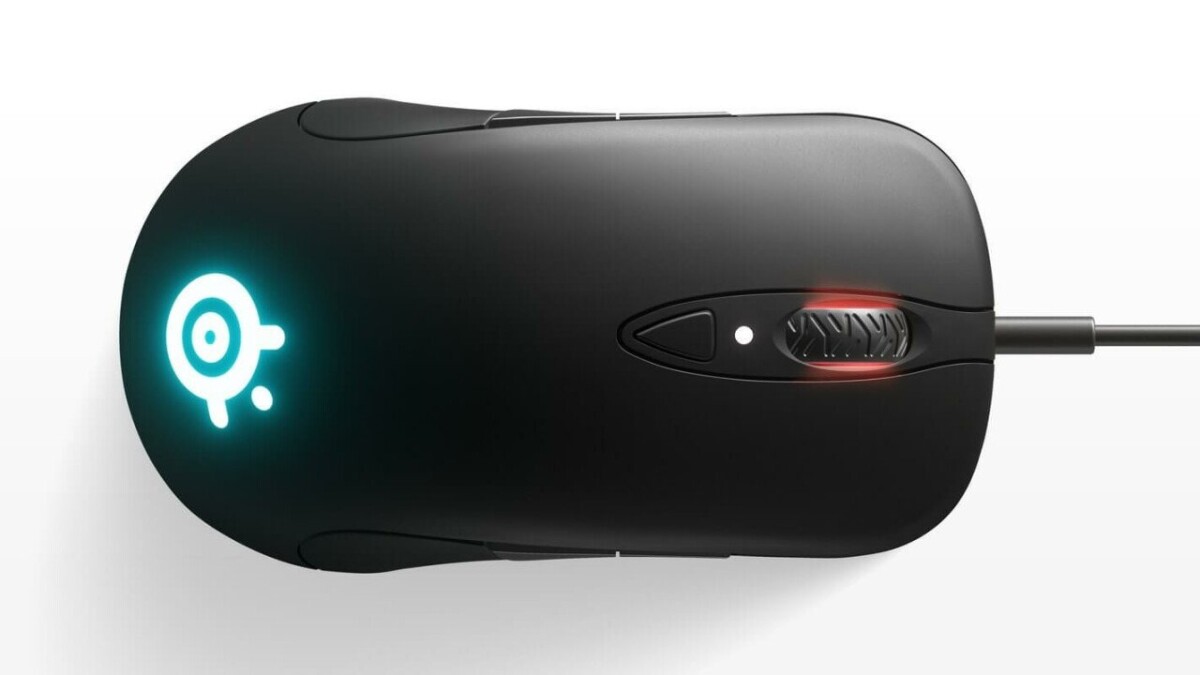 SteelSeries Sensei 2020 Edition Ambidextrous Optical Mouse, Medium, Black,12,000 DPI, Wired (Attēls 3)