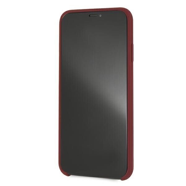 Mercedes MEHCI65SILRE iPhone Xs Max czerwony|red hardcase Silicone Line (Фото 6)