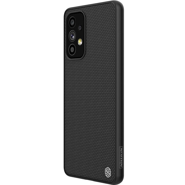 Nillkin Textured Case durable reinforced case with gel frame and nylon back for Samsung Galaxy A73 black (Attēls 13)