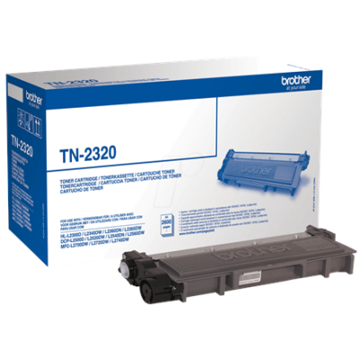 Brother TN-2320 Toner Cartridge, Black (Фото 1)