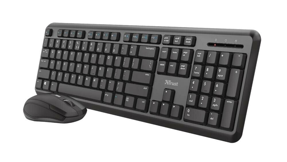 KEYBOARD +MOUSE ODY WRL OPT./ENG 23942 TRUST (Фото 1)