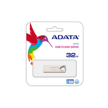 ADATA UV210 32 GB, USB 2.0, Silver (Attēls 1)