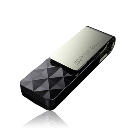 Silicon Power Blaze B30 8 GB, USB 3.0, Silver (Attēls 1)