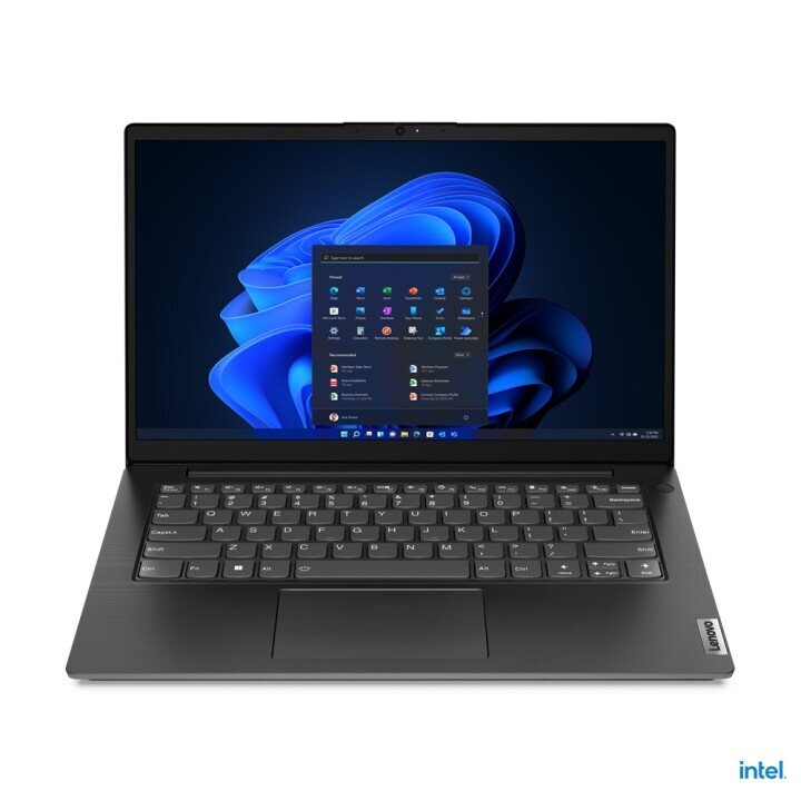 Lenovo V V14 i5-1235U Notebook 35.6 cm (14") Full HD Intel® Core™ i5 8 GB DDR4-SDRAM 256 GB SSD Wi-Fi 5 (802.11ac) Windows 11 Pro Black (Attēls 1)