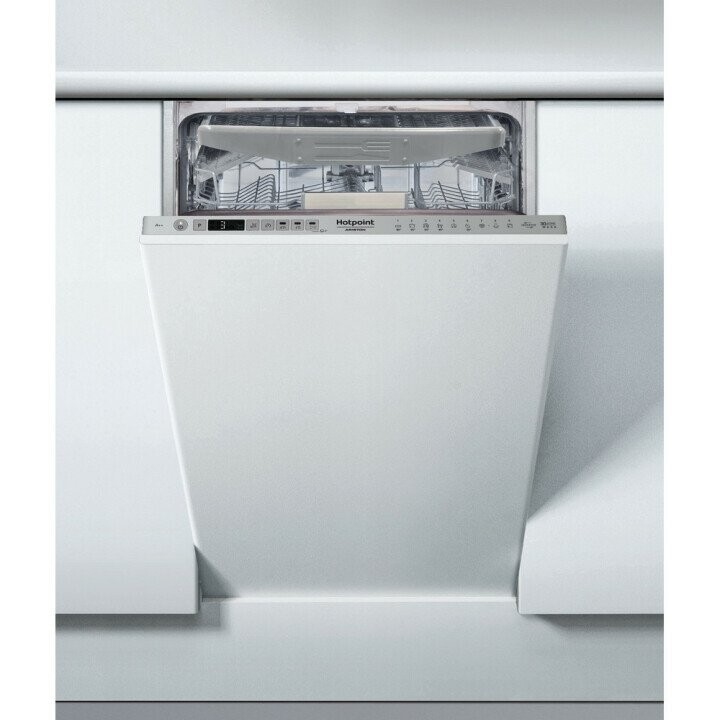 Hotpoint Dishwasher HSIO 3O23 WFE Built-in, Width 44.8 cm, Number of place settings 10, Number of programs 10, Energy efficiency class E, Display, Silver (Фото 5)
