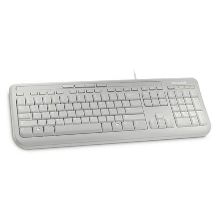 Microsoft ANB-00032 Wired Keyboard 600 Standard, Wired, Keyboard layout EN, 2 m, White, English, 595 g (Фото 3)
