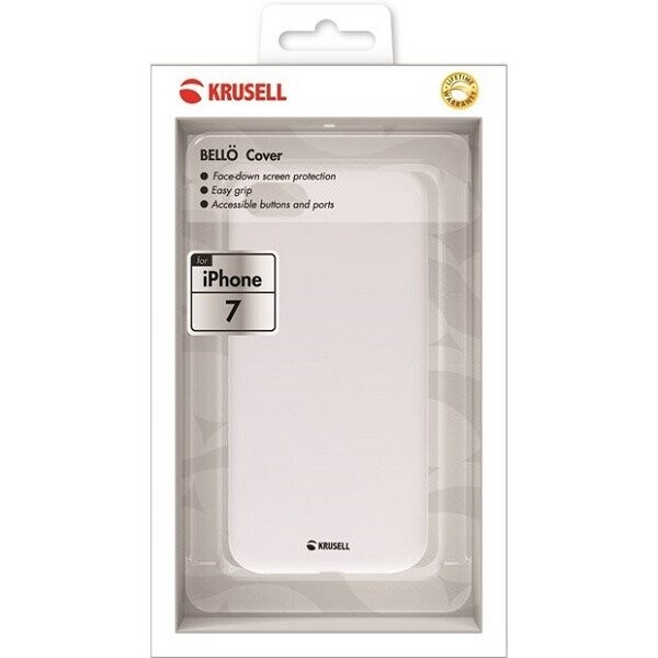 Krusell iPhone 7|8|SE 2020 | SE 2022 BelloCover biały white 60714 (Attēls 3)