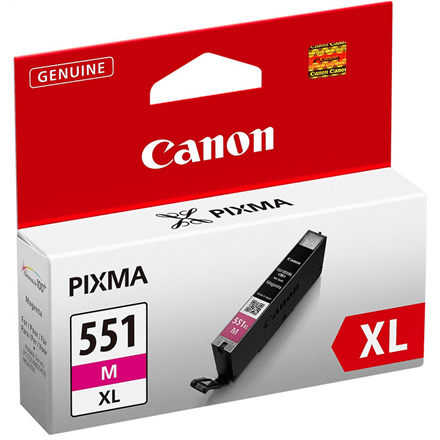 Canon CLI-551XL M Ink Cartridge, Magenta (Attēls 2)
