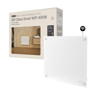 Mill Glass Smart WiFi Panel Heater