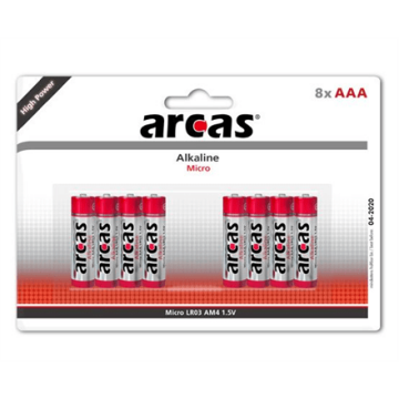 Arcas AAA/LR03, Alkaline, 8 pc(s) (Фото 1)