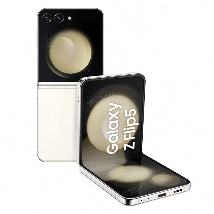 Samsung Galaxy Z Flip5 SM-F731B 17 cm (6.7") Dual SIM Android 13 5G USB Type-C 8 GB 256 GB 3700 mAh Cream (Attēls 1)