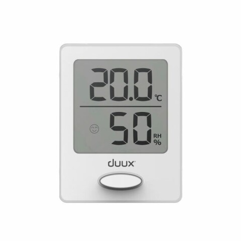 Duux Sense Hygrometer + Thermometer, White, LCD display (Attēls 2)