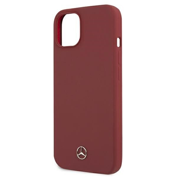 Mercedes MEHCP13MSILRE iPhone 13 6,1" czerwony|red hardcase Silicone Line (Фото 6)