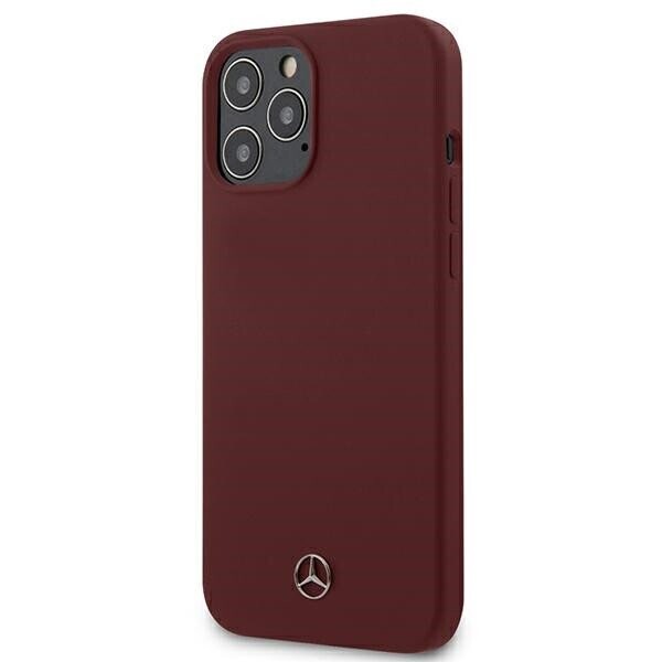 Mercedes MEHCP12LSILRE iPhone 12 Pro Max 6,7" czerwony|red hardcase Silicone Line (Фото 1)