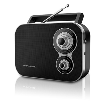 Muse M-051R Black, 2-band portable radio