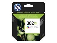 HP 302XL ink cartridge Tri-color (Attēls 1)