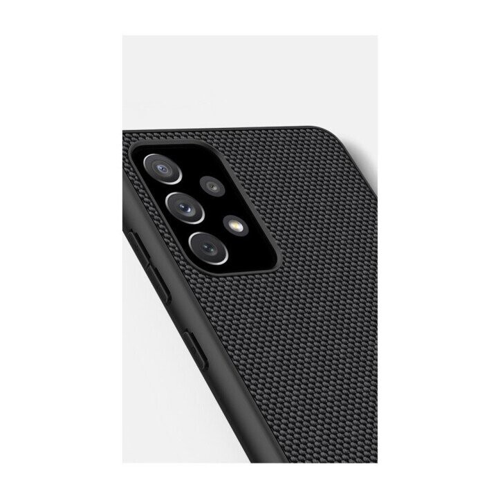 Nillkin Textured Case rugged cover with gel frame and nylon on the back Samsung Galaxy A72 4G black (Attēls 10)