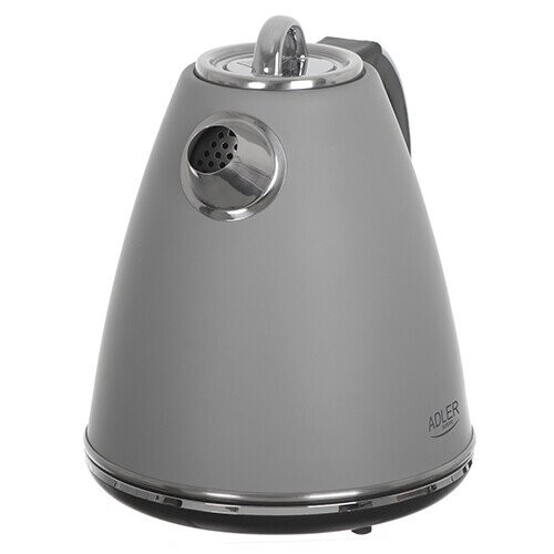 Adler Kettle AD 1343g Electric, 2200 W, 1.5 L, Stainless steel, 360° rotational base, Grey (Attēls 2)