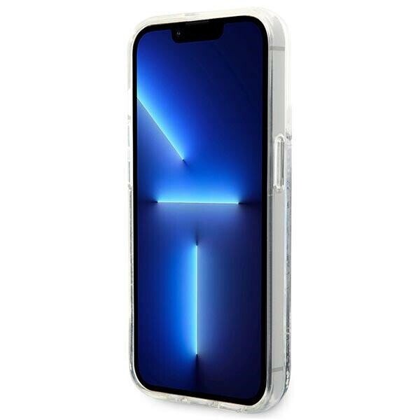 Karl Lagerfeld KLHCP14XLCRSGRS iPhone 14 Pro Max 6,7" srebrny|silver hardcase Liquid Glitter RSG (Attēls 5)