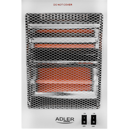 Adler Halogen Heater AD 7709 Halogen, Number of power levels 2, 400 / 800 W, White (Фото 3)