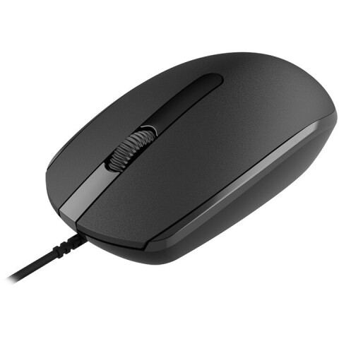 Canyon Wired  optical mouse with 3 buttons, DPI 1000, with 1.5M USB cable, black, 65*115*40mm, 0.1kg (Attēls 2)