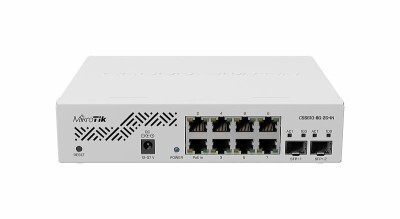 MikroTik Cloud Router Switch CSS610-8G-2S+IN (Attēls 1)
