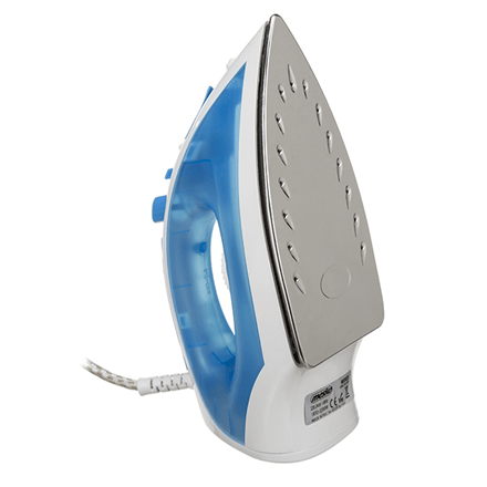 Iron Mesko MS 5023 Blue/White, 2200 W, With cord, Anti-scale system, Vertical steam function (Фото 3)