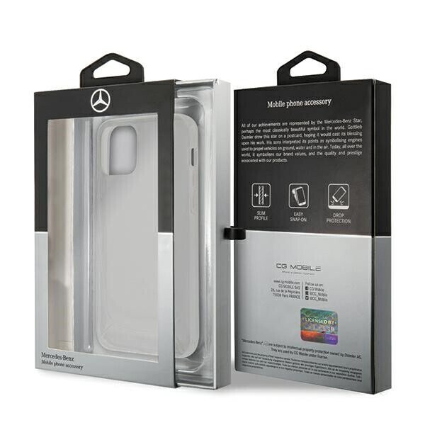 Mercedes MEHCP12MARCT iPhone 12|12 Pro 6,1" clear hardcase Transparent Line (Attēls 8)