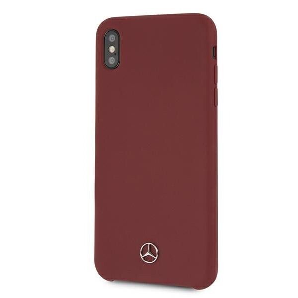 Mercedes MEHCI65SILRE iPhone Xs Max czerwony|red hardcase Silicone Line (Фото 2)