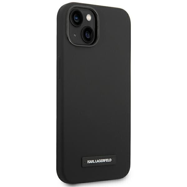 Karl Lagerfeld KLHMP14MSLMP1K iPhone 14 Plus 6,7" hardcase czarny|black Silicone Plaque Magsafe (Фото 4)
