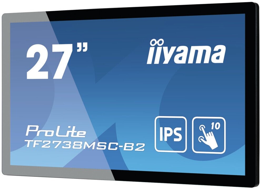 iiyama ProLite TF2738MSC-B2 touch screen monitor 68.6 cm (27") 1920 x 1080 pixels Multi-touch Multi-user Black (Фото 4)