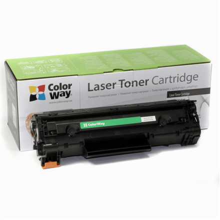 ColorWay Toner Cartridge, Black, Canon: 728/726, HP CE278A (Attēls 1)