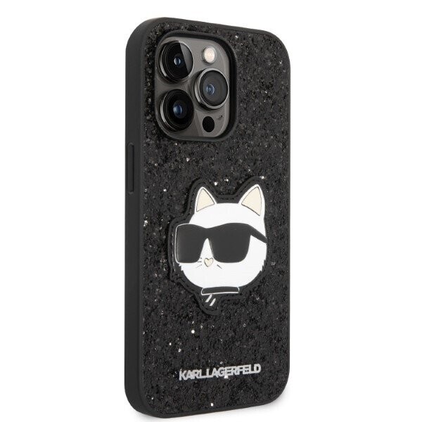 Karl Lagerfeld KLHCP14XG2CPK iPhone 14 Pro Max 6,7" czarny|black hardcase Glitter Choupette Patch (Фото 4)