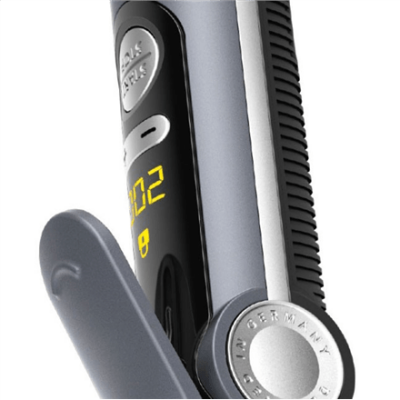 Carrera 537 Hair Curler Ceramic heating system, Barrel diameter 26 mm, Temperature (min) 120 °C, Temperature (max) 210 °C, Number of heating levels 10, Display LED display, Silver/Black (Attēls 3)