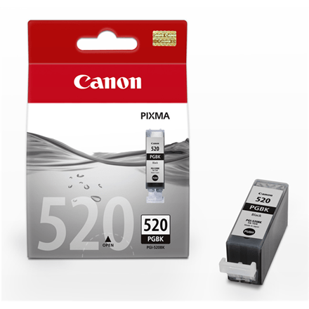 Canon PGI-520BK Ink Cartridge, Black (Attēls 1)