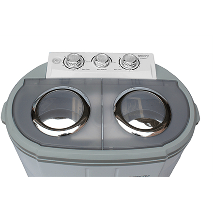 Camry Washing machine CR 8052 Top loading, Washing capacity 3 kg, 1300 RPM, Depth 40 cm, Width 60 cm, White-Grey, (Фото 5)