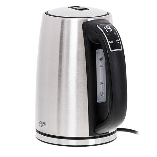 Adler Kettle AD 1340	 Electric, 2200 W, 1.7 L, Stainless steel, 360° rotational base, Inox (Фото 2)