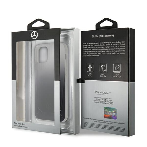 Mercedes MEHCP12SARGBK iPhone 12 mini 5,4" czarny|black hardcase Transparent Line (Фото 7)