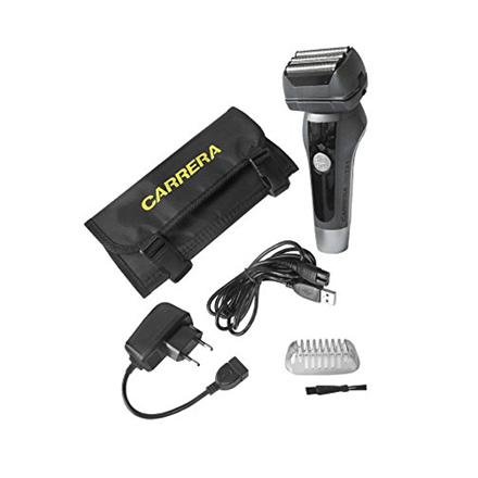 Carrera Men Shaver   521  Wet use, Rechargeable, Charging time 1,5 h, Lithium- ion, Battery life 1 h, Battery powered or powerplug, Number of shaver heads/blades 4, Grey/ black (Фото 5)