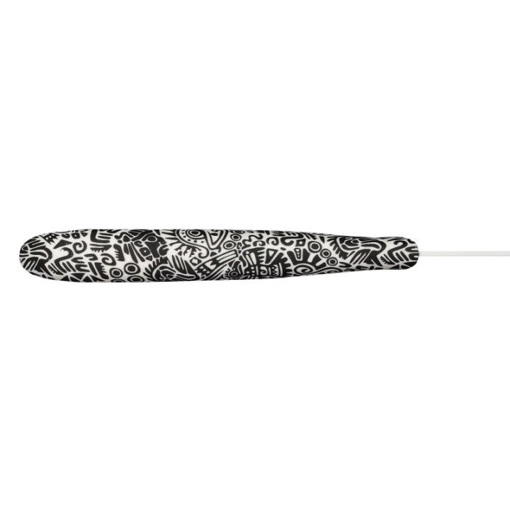 Samura Inca Кухонный нож Nakiri с 165 mm белым циркония керамическим лезвием и ABS TPR повверхностю ручкой (Фото 5)