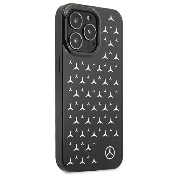 Mercedes MEHCP13XESPBK iPhone 13 Pro Max 6,7" czarny|black hardcase Silver Stars Pattern (Фото 4)